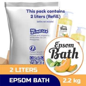 Epsom Body Wash with Cucumber Melon scent [ 2 Liters ]