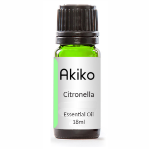 Citronella Essential Oil - A Refreshing, Natural Mosquito Repellent (18ml bottle with dropper) AkikoMNL