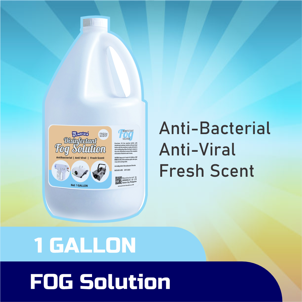 Disinfectant Solution for Fogging Machines [ FRESH SCENT ] Gallon Size