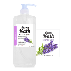 Epsom Body Wash with Lavender Essence [ 1L-LAVENDER ]