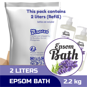Epsom Body Wash with Lavender Essence [ 2 Liters ]