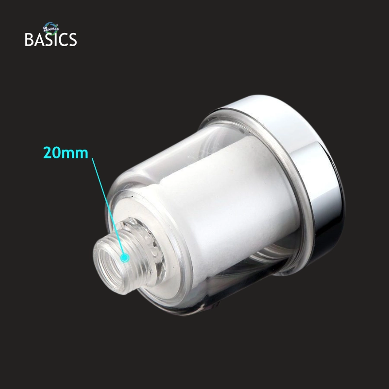 Bath Shower Filter with Chrome Finish 20mm x 64mm x 90mm - Image 3